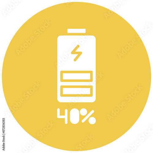 Android Battery vector icon. Can be used for Battery and Power iconset.