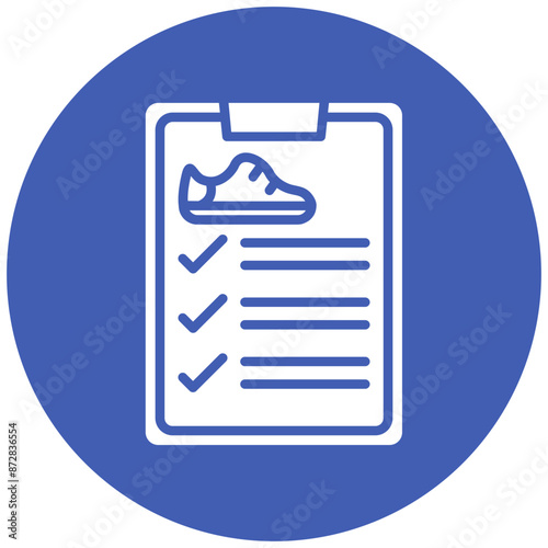 Checklist vector icon. Can be used for Shoemaker iconset.