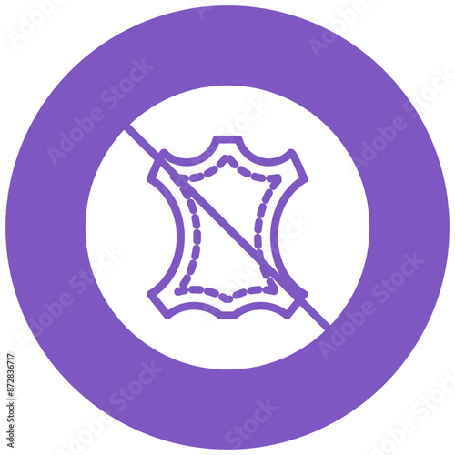 No Leather vector icon. Can be used for Shoemaker iconset.
