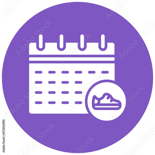 Calendar vector icon. Can be used for Shoemaker iconset.