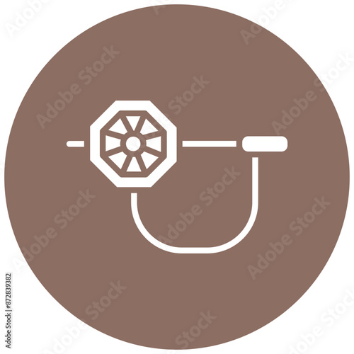 Brooch vector icon. Can be used for Luxury iconset.