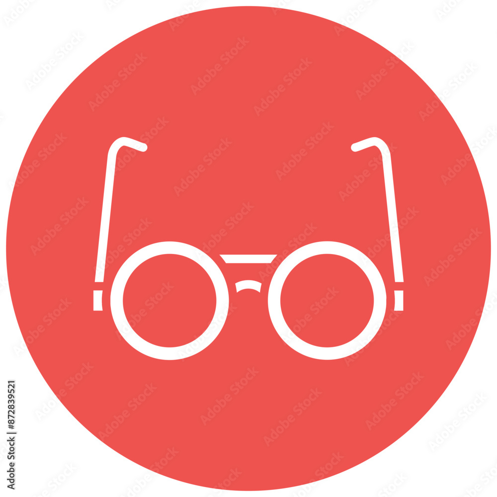 Glasses vector icon. Can be used for Luxury iconset. Glasses vector icon. Can be used for Luxury iconset.