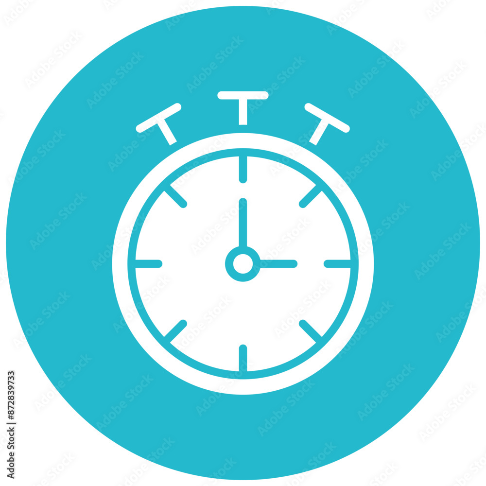 Chronometer vector icon. Can be used for Volleyball iconset. Chronometer vector icon. Can be used for Volleyball iconset.
