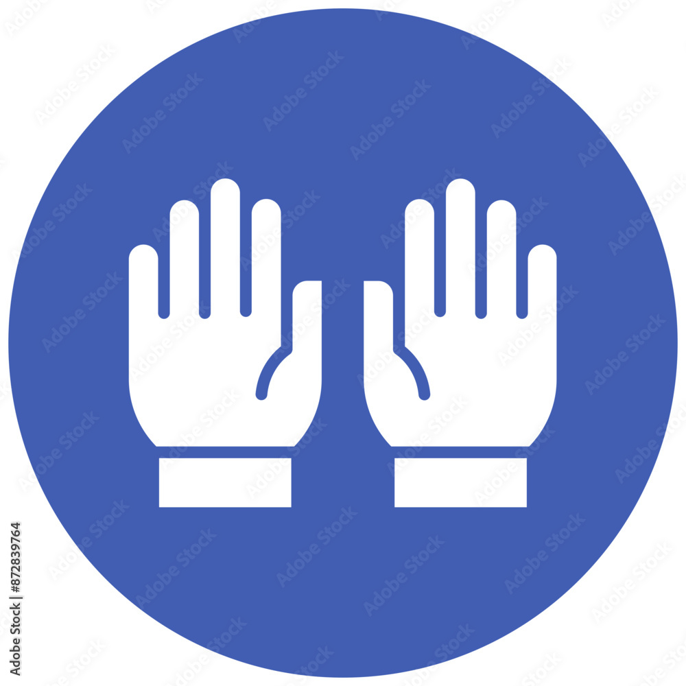 Hands vector icon. Can be used for Volleyball iconset. Hands vector icon. Can be used for Volleyball iconset.