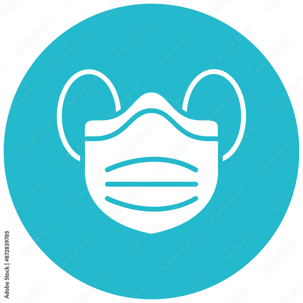 Mask vector icon. Can be used for Volleyball iconset. Mask vector icon. Can be used for Volleyball iconset.