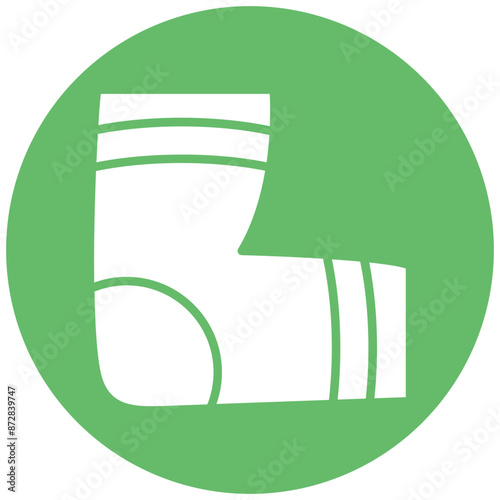 Elbow Pads vector icon. Can be used for Volleyball iconset.