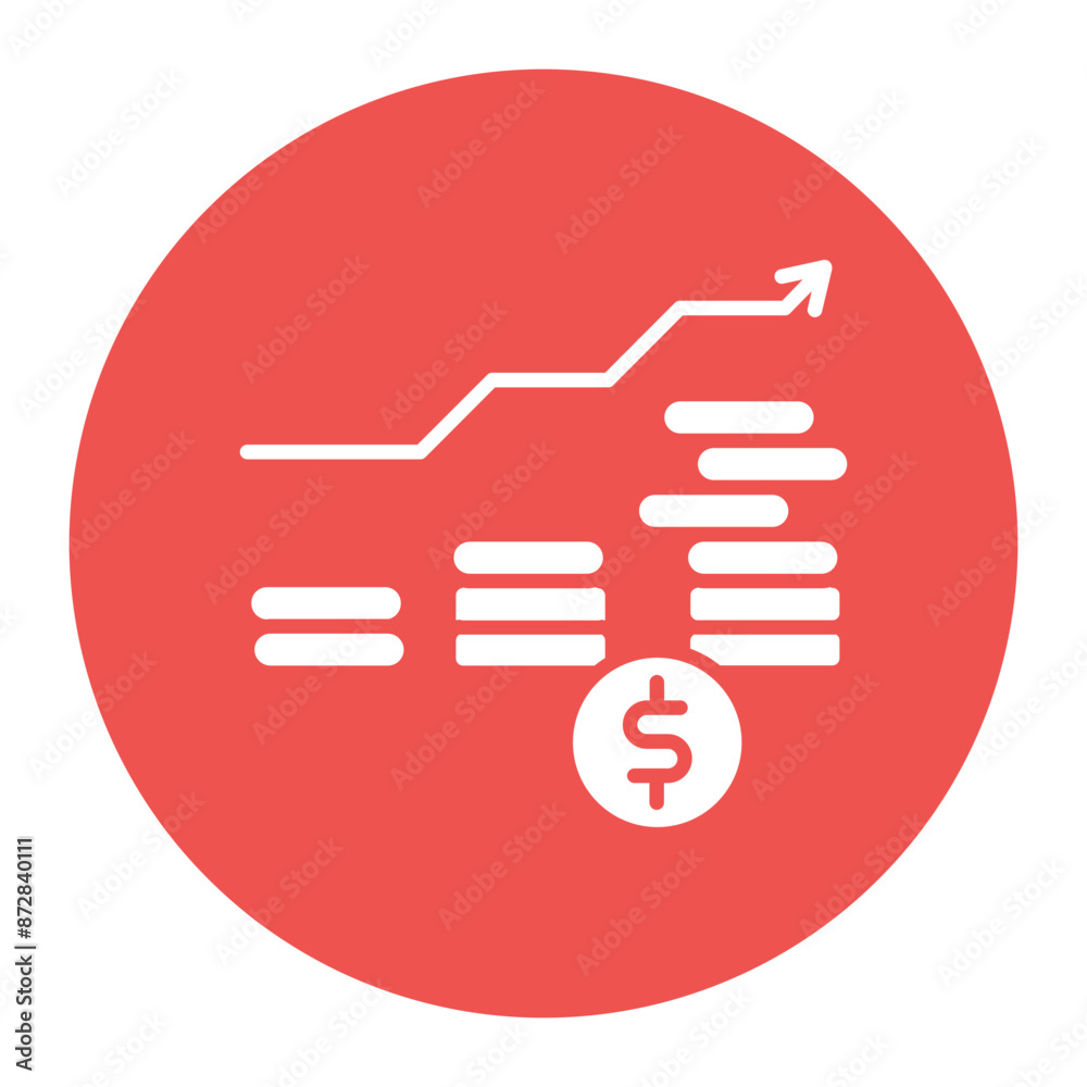Rise vector icon. Can be used for Trading iconset. Rise vector icon. Can be used for Trading iconset.