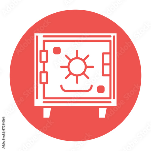 Vault vector icon. Can be used for Trading iconset.