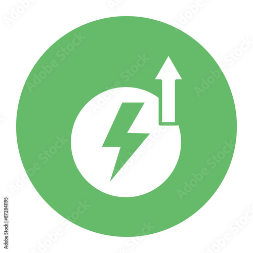 Overconsumption vector icon. Can be used for Global Warming iconset.