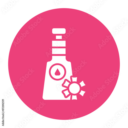 Aromatherapy vector icon. Can be used for Spa iconset.