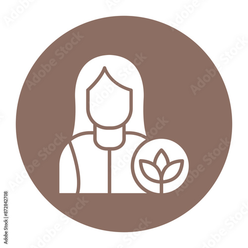 Massage Therapist vector icon. Can be used for Spa iconset.