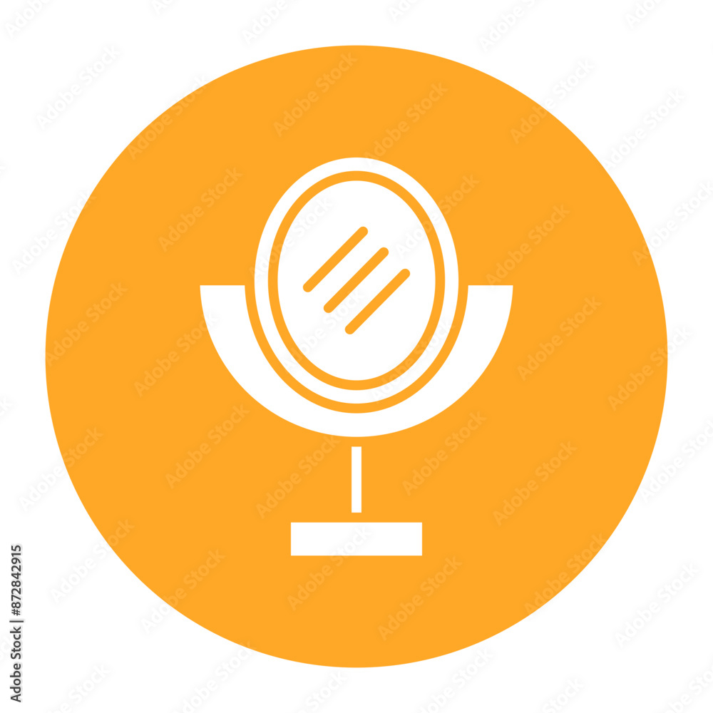 Mirror vector icon. Can be used for Spa iconset.