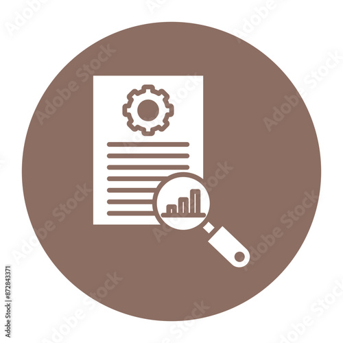 Financial Report vector icon. Can be used for Business and Finance iconset.