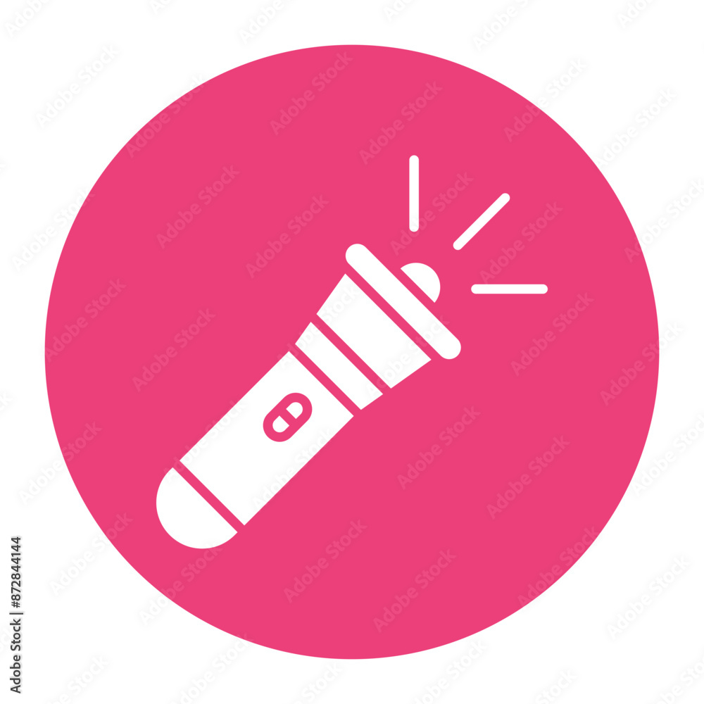 Flashlight vector icon. Can be used for Home Improvements iconset. Flashlight vector icon. Can be used for Home Improvements iconset.