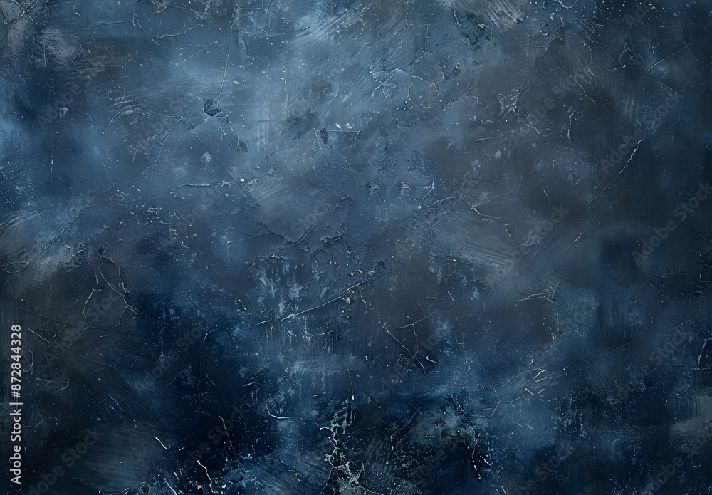 Obraz premium Dark Blue Grunge Texture Background Wall