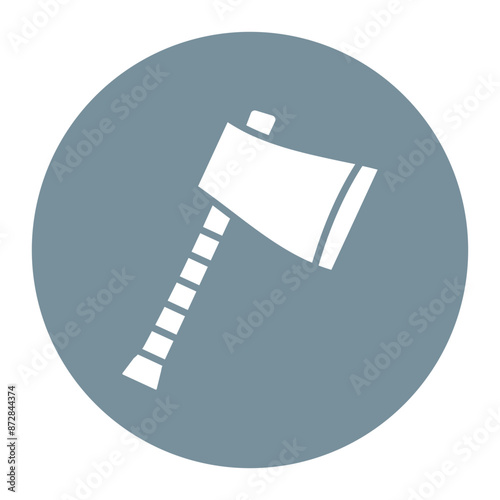 Hatchet vector icon. Can be used for Home Improvements iconset.