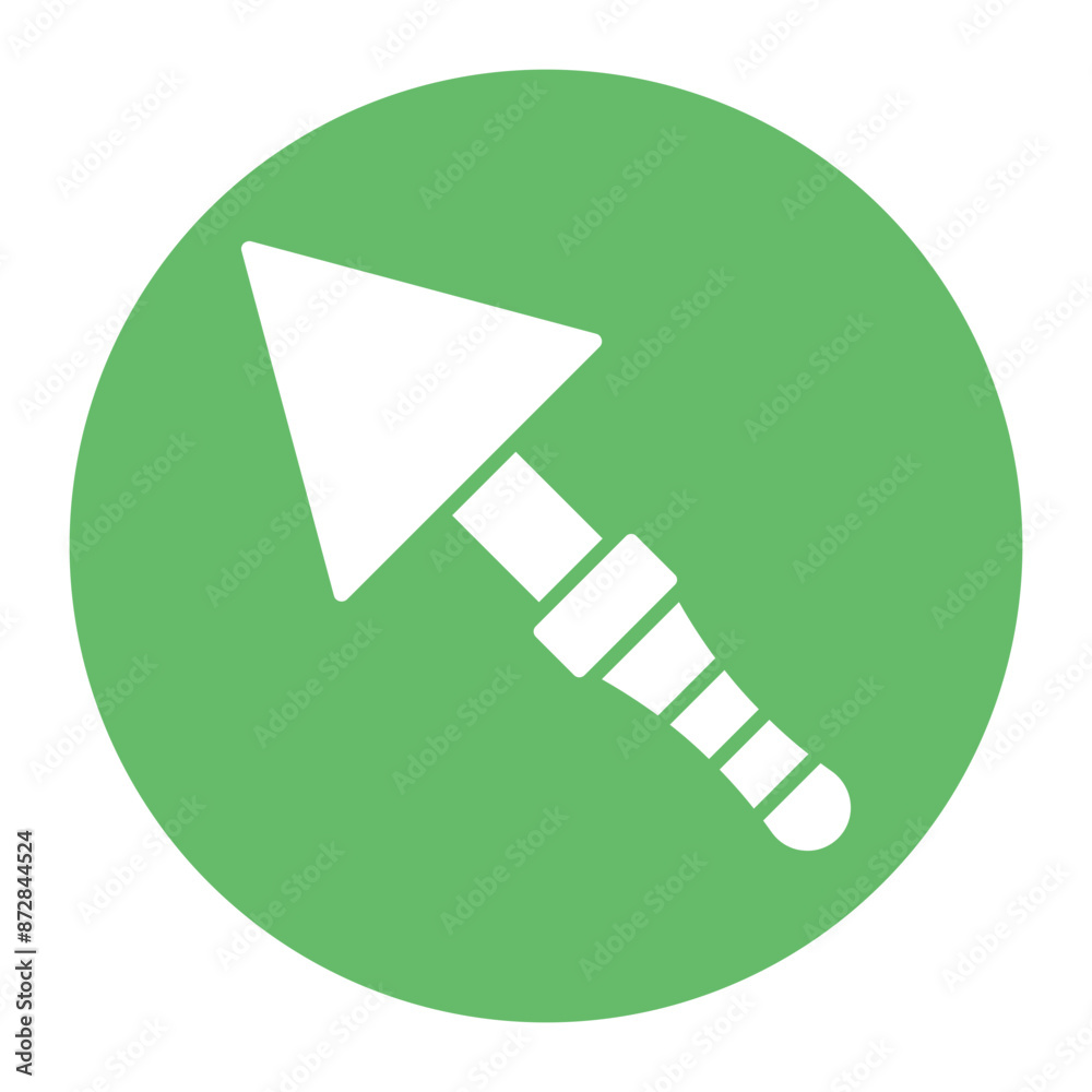 Trowel vector icon. Can be used for Home Improvements iconset. Trowel vector icon. Can be used for Home Improvements iconset.
