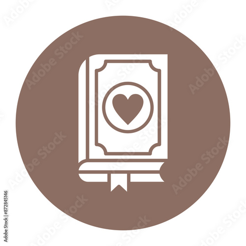 Poetry vector icon. Can be used for Literature iconset.