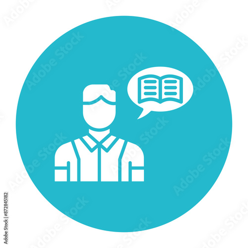 Short Story vector icon. Can be used for Literature iconset.