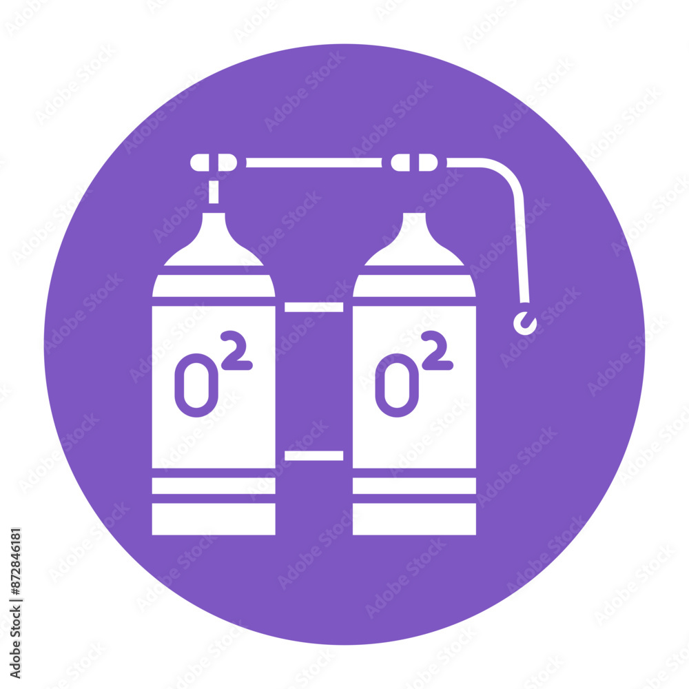Diving Cylinder vector icon. Can be used for Vacation and Tourism iconset. Diving Cylinder vector icon. Can be used for Vacation and Tourism iconset.