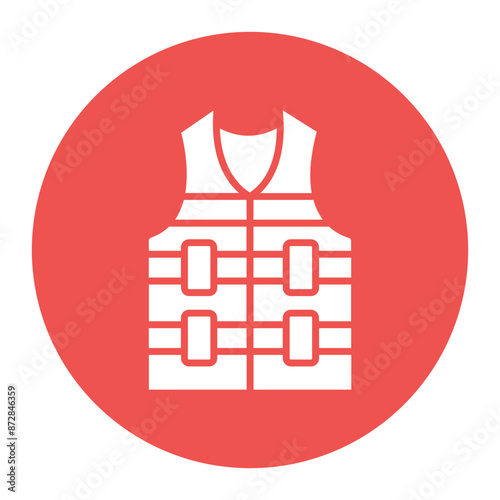 Diving Safety vector icon. Can be used for Vacation and Tourism iconset.