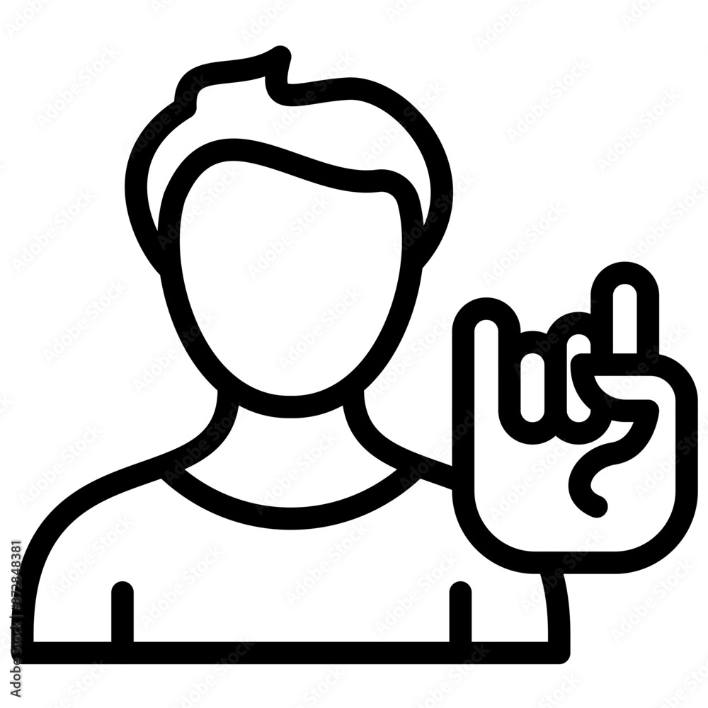 Subculture vector icon illustration of Lifestyles iconset. Subculture vector icon illustration of Lifestyles iconset.