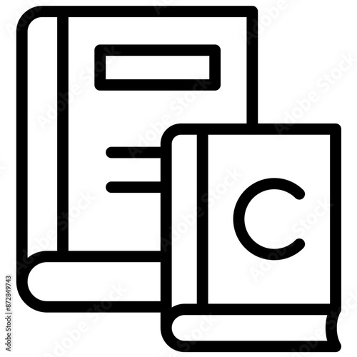Plagiarism vector icon illustration of Literature iconset.