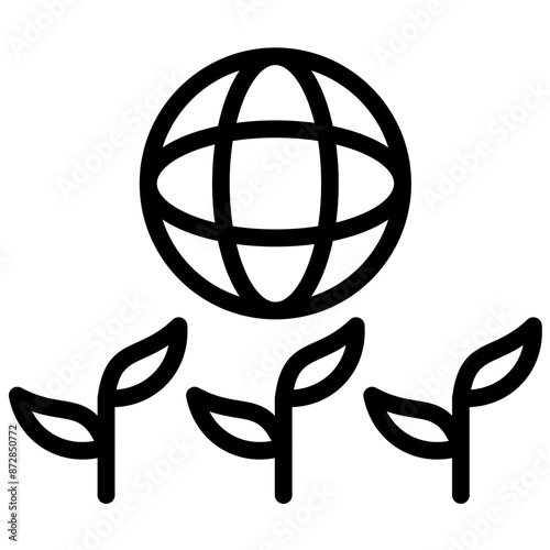 Environment vector icon illustration of Protesting and Civil Disobedience iconset.