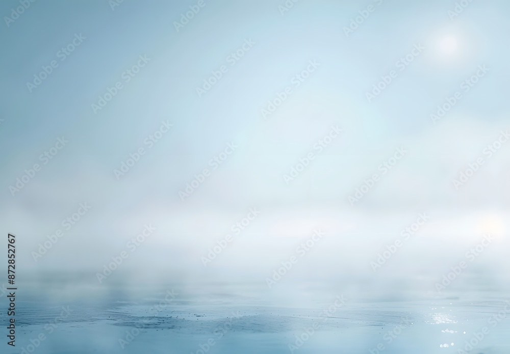 Fototapeta premium Minimalist Light Blue Blurred Background