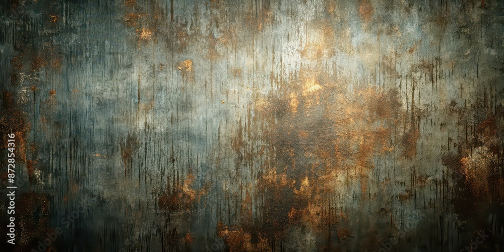 Obraz premium Grunge metal texture with a grainy surface, perfect for an abstract dark wallpaper, grunge, metal, texture, pattern