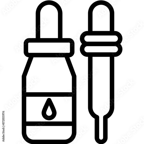 Serum vector icon illustration of Pharmacy iconset.