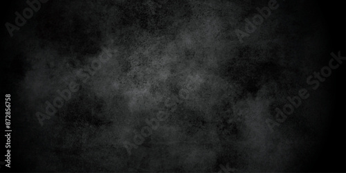 Abstract background with Dark and colorful cement wall background and texture. Black watercolor texture with abstract washes and brush strokes on black paper background .Background with unique marble.