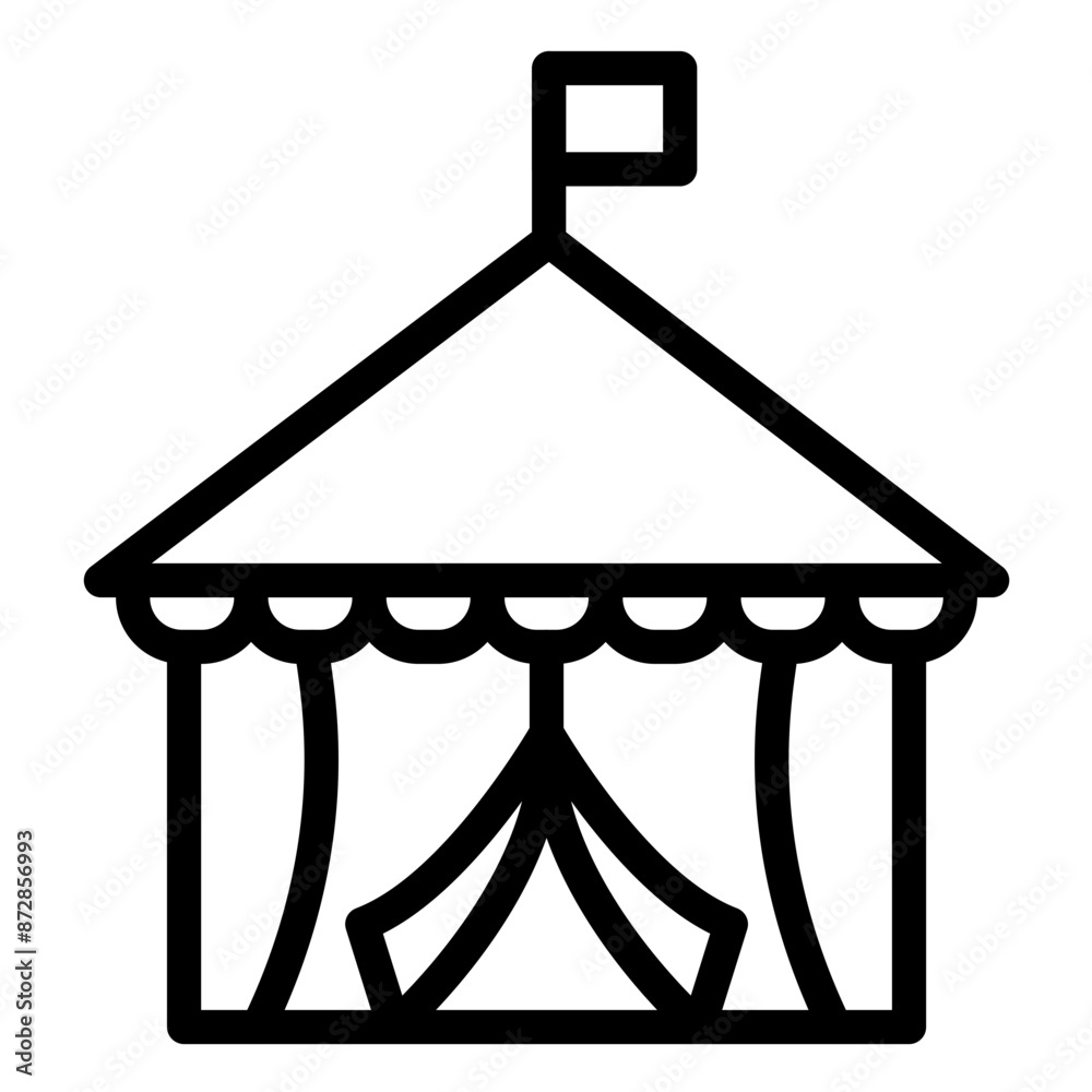Tent City vector icon illustration of Hajj Pilgrimage iconset. Tent City vector icon illustration of Hajj Pilgrimage iconset.