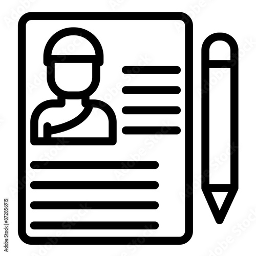 Registration vector icon illustration of Hajj Pilgrimage iconset.