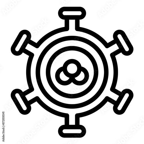 Tumor vector icon illustration of Chemotherapy iconset.