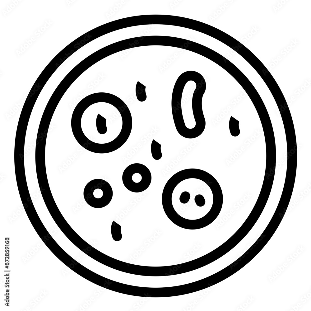 Microorganism vector icon illustration of Lab iconset. Microorganism vector icon illustration of Lab iconset.