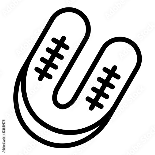 Mouth Guard vector icon illustration of Rugby iconset.