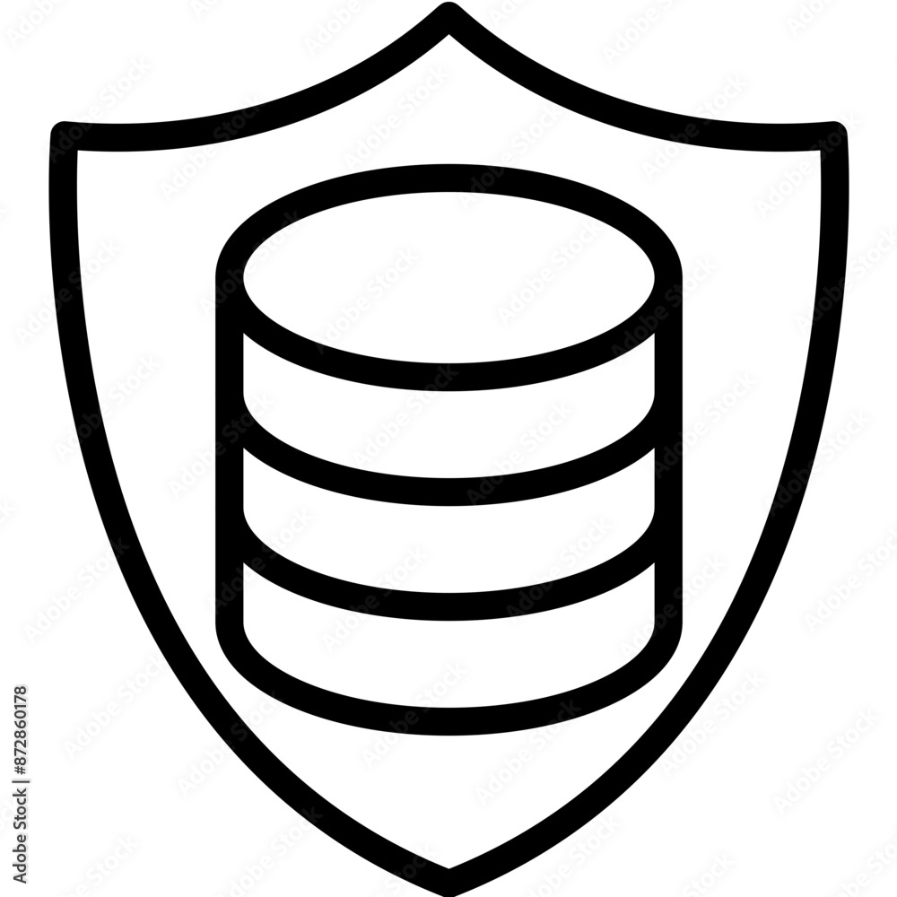 Network Data Protection vector icon illustration of Networking iconset. Network Data Protection vector icon illustration of Networking iconset.