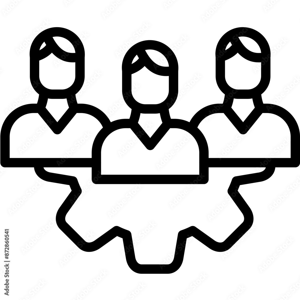 Team Building vector icon illustration of Leadership iconset. Team Building vector icon illustration of Leadership iconset.