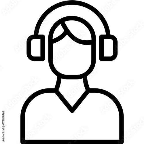 Supportiveness vector icon illustration of Leadership iconset.