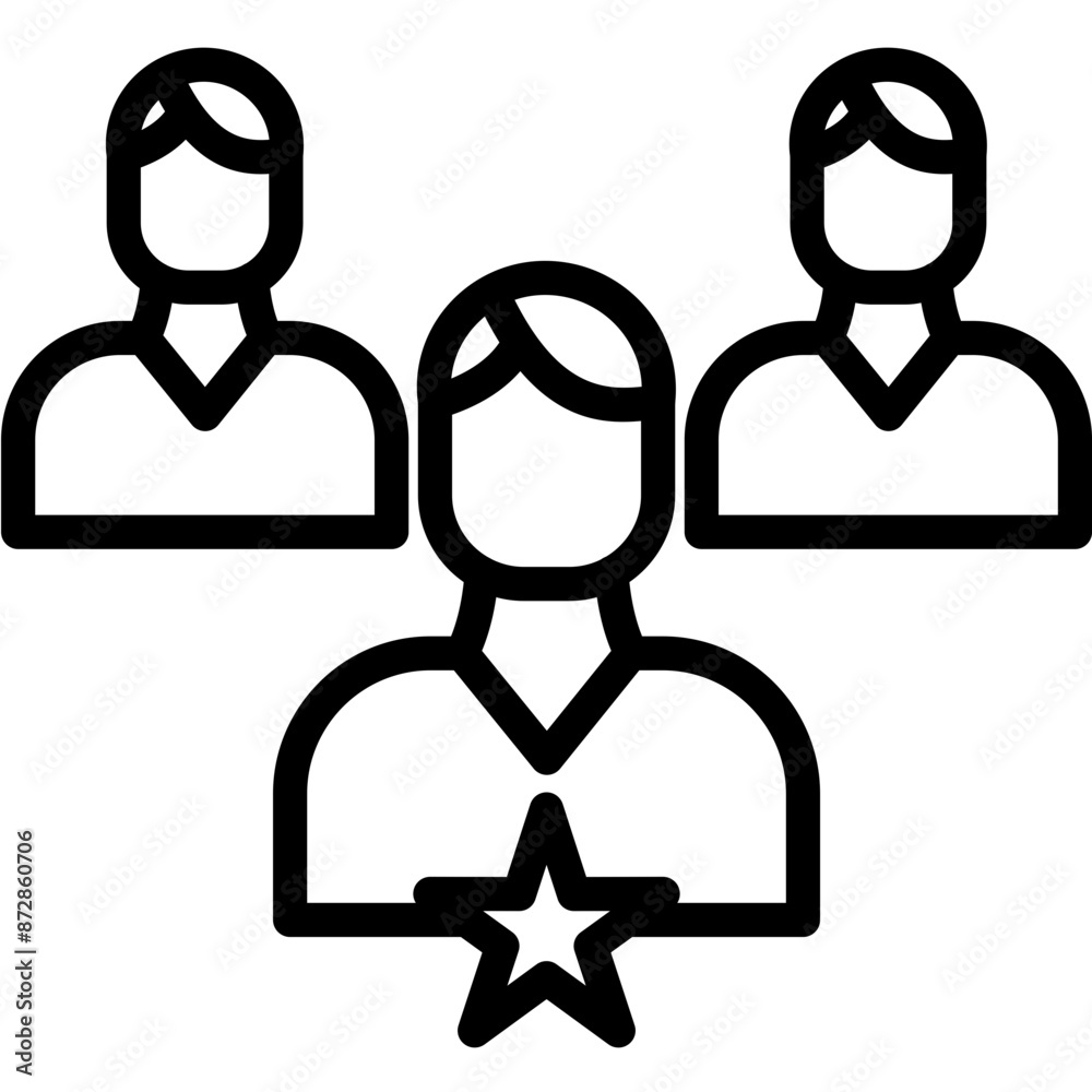 Leadership vector icon illustration of Leadership iconset. Leadership vector icon illustration of Leadership iconset.