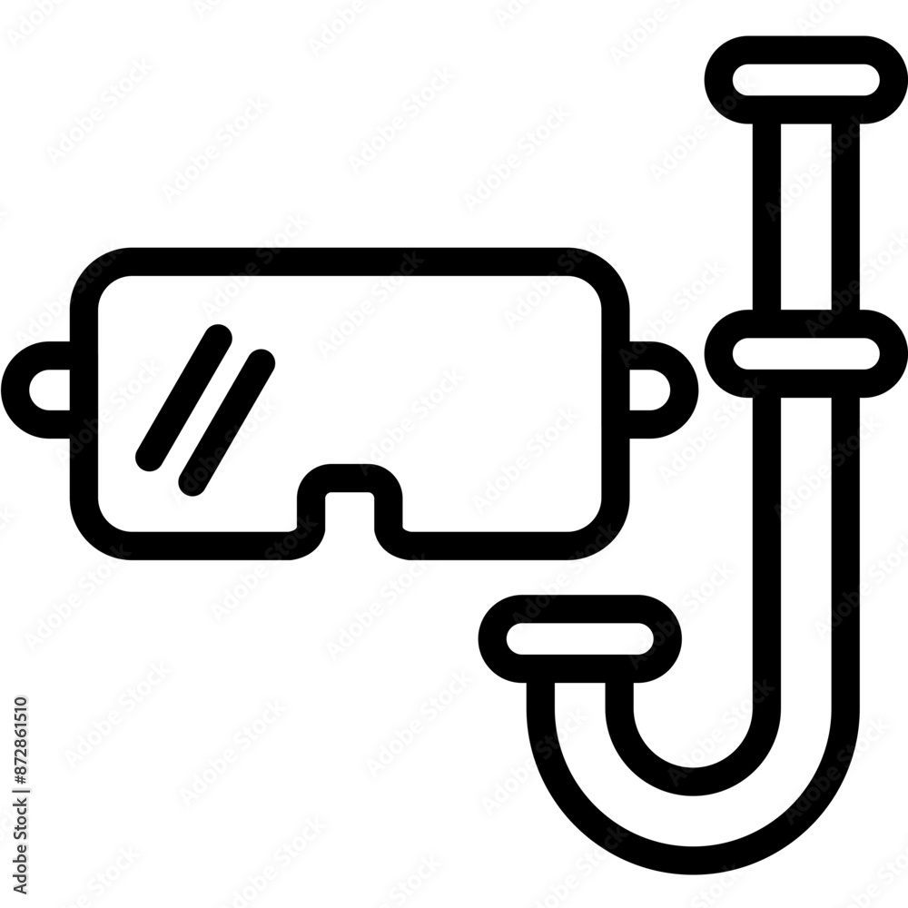 Scuba Diving Gear vector icon illustration of Outdoor Fun iconset. Scuba Diving Gear vector icon illustration of Outdoor Fun iconset.