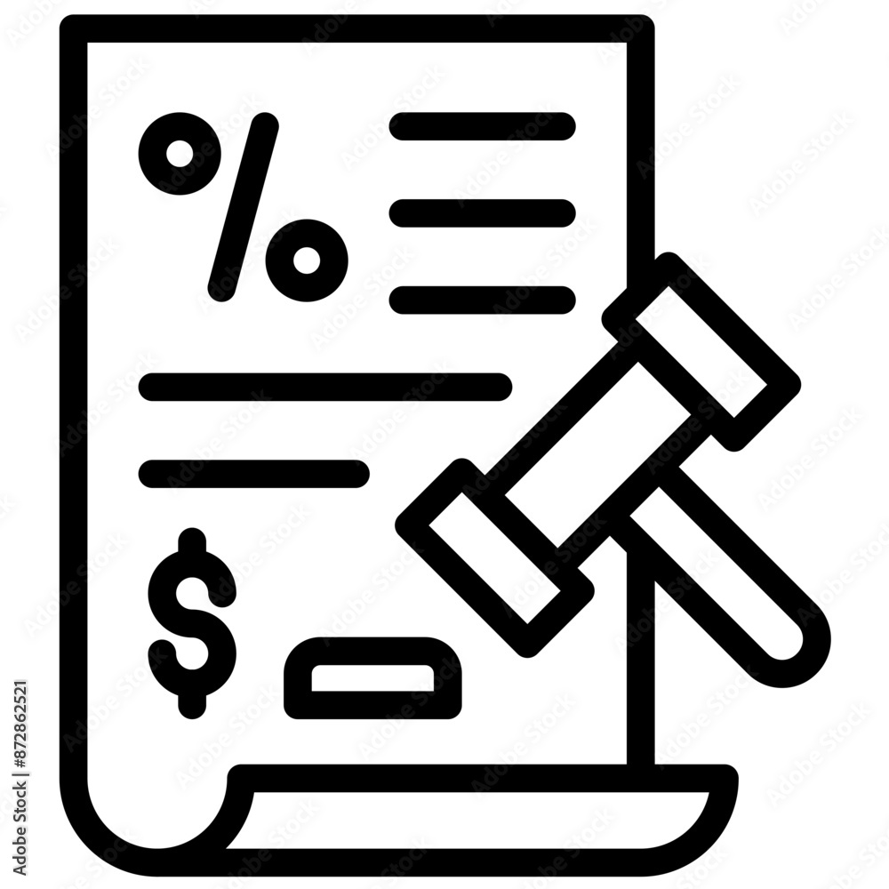 Tax Law vector icon illustration of Law & Legislation iconset. Tax Law vector icon illustration of Law & Legislation iconset.