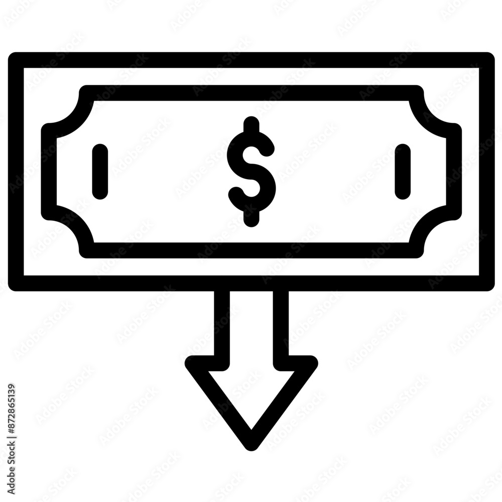 Minimum Wage vector icon illustration of Gig Economy iconset. Minimum Wage vector icon illustration of Gig Economy iconset.