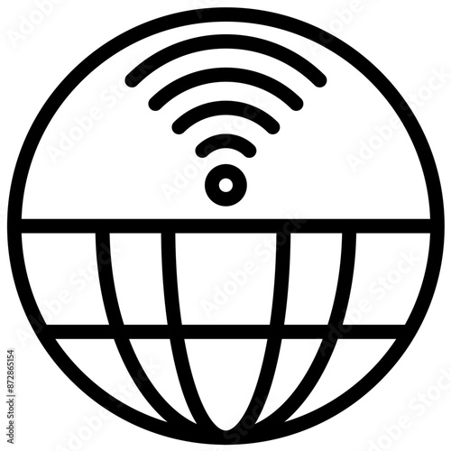 Internet vector icon illustration of Gig Economy iconset.