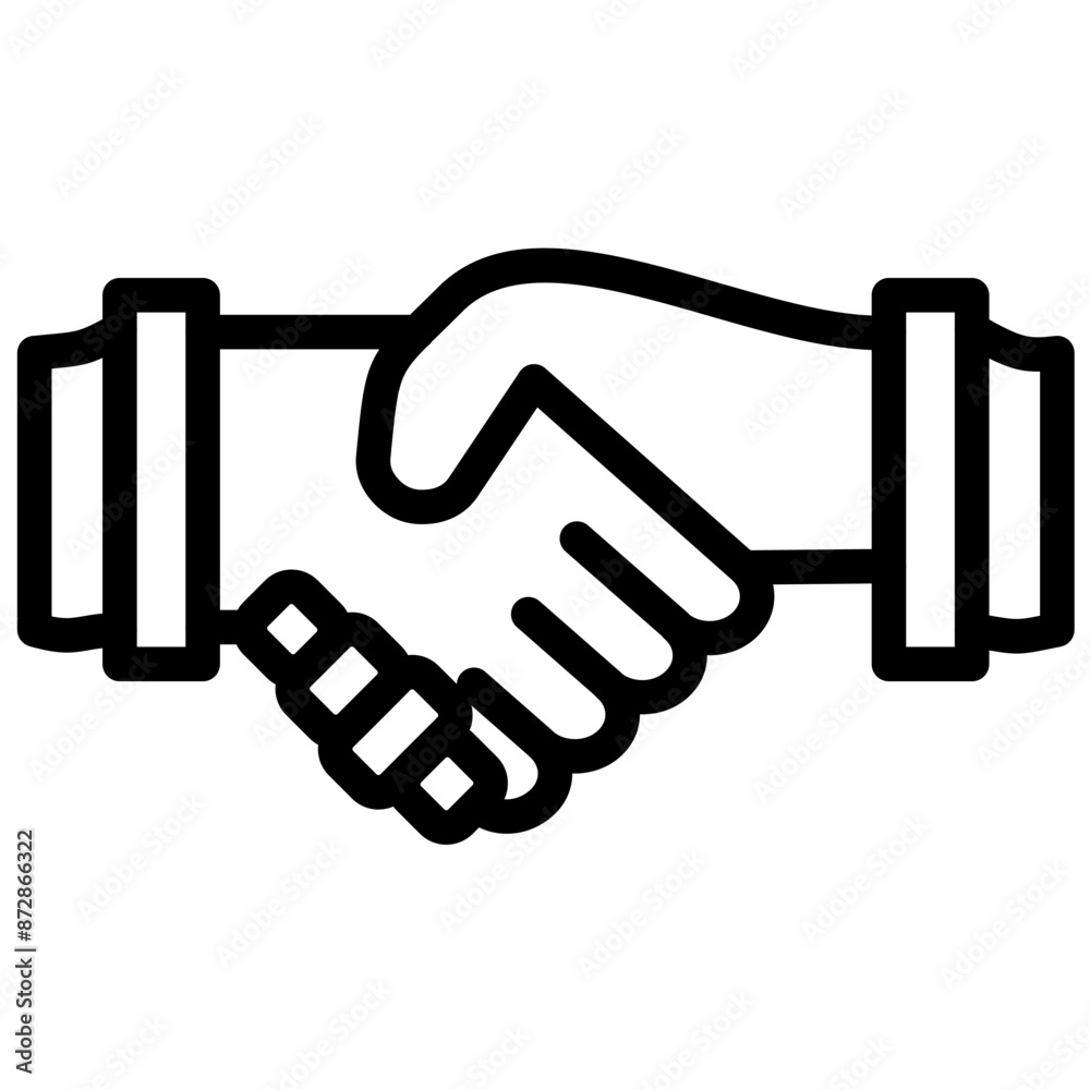 Handshake vector icon illustration of Award Events iconset. Handshake vector icon illustration of Award Events iconset.