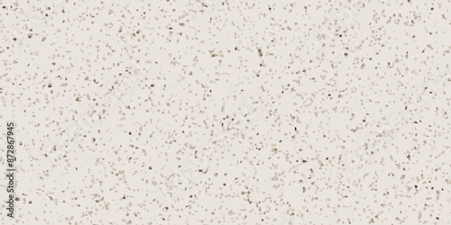 Terrazzo flooring consists of chips of marble texture. quartz surface brown, white for bathroom or kitchen countertop. brown paper texture background. rock stone marble backdrop textured illustration.