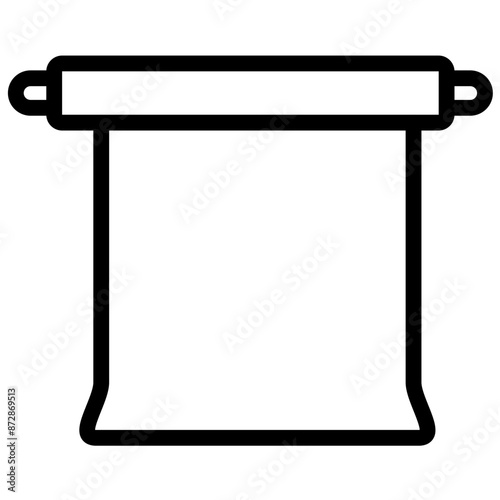 Green Screen vector icon illustration of Filmmaking iconset.