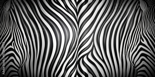 Wallpaper Mural Zebra skin background with black and white stripes, wildlife, Africa, animal, pattern, texture, exotic, safari, natural, fur, black Torontodigital.ca