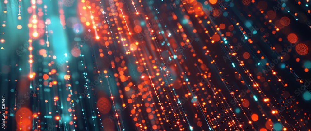 Obraz premium Developing software, web design and programming. Develop application programming interfaces, program codes, interfaces for laptops, tablets and smartphones.